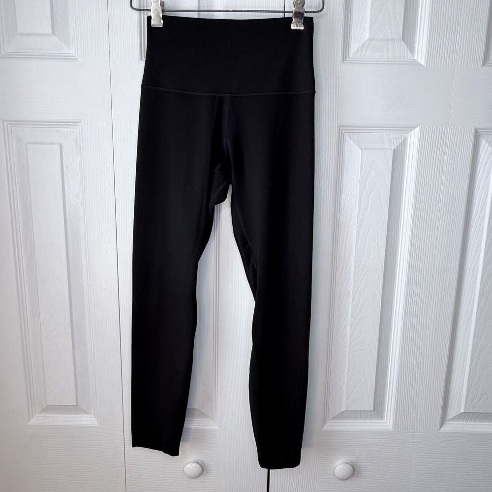 lululemon Align High-Rise Cropped Leggings‎ Pant 22" Black Size 4